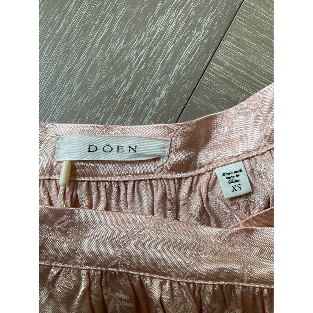 DOEN Fiorenza Skirt Peach Sorbe Size t XS New With Tags - Picture 5 of 6